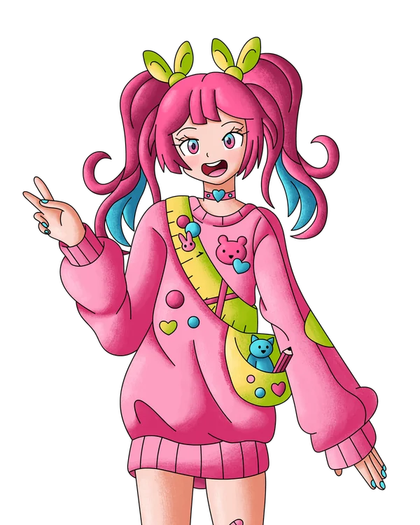 Preliminary character art of Mimi