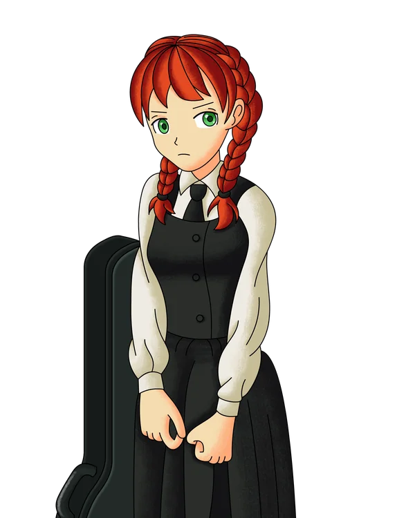 Preliminary character art of Poppy