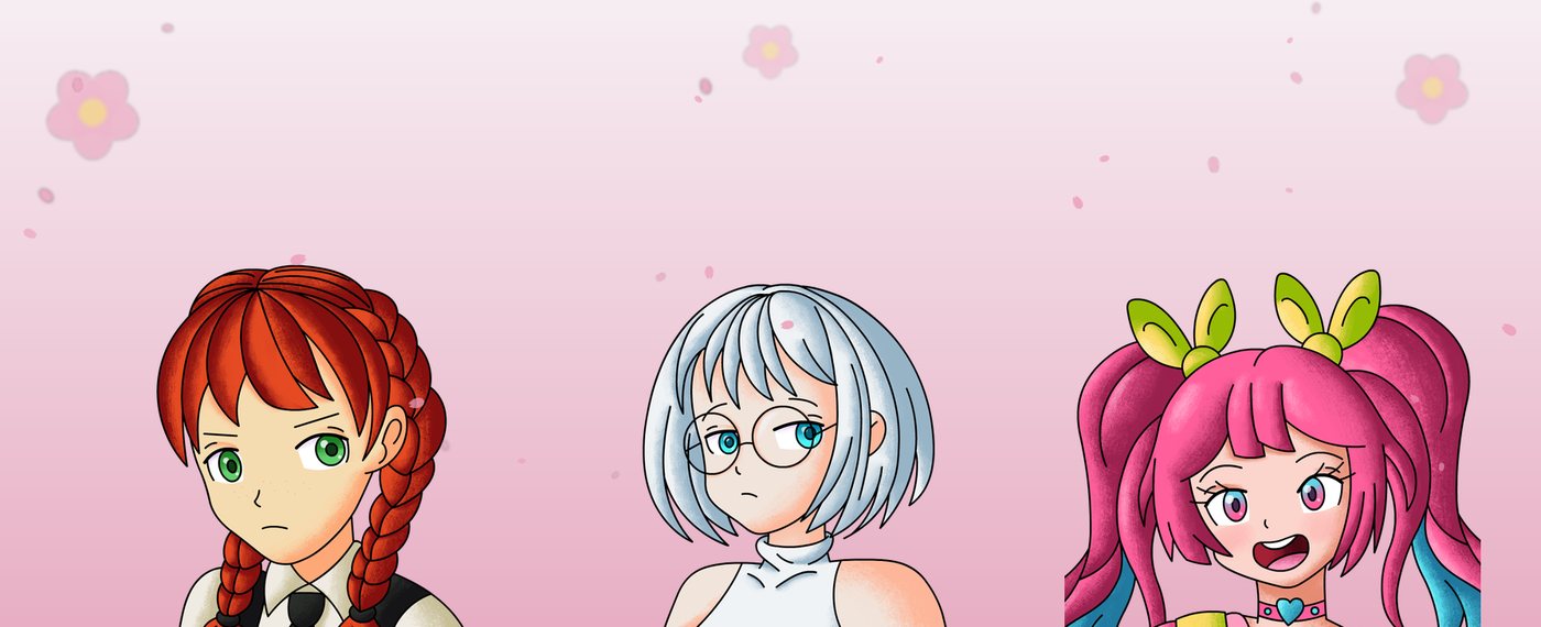 Poppy, Rei, and Mimi from Mistflower Crossing